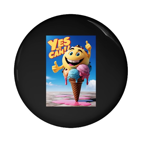 Ice Cream, Gift For Ice Cream Lovers Pin Buttons