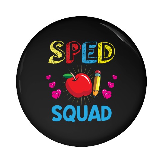 Sped Teacher special education teacher quad Pin Buttons