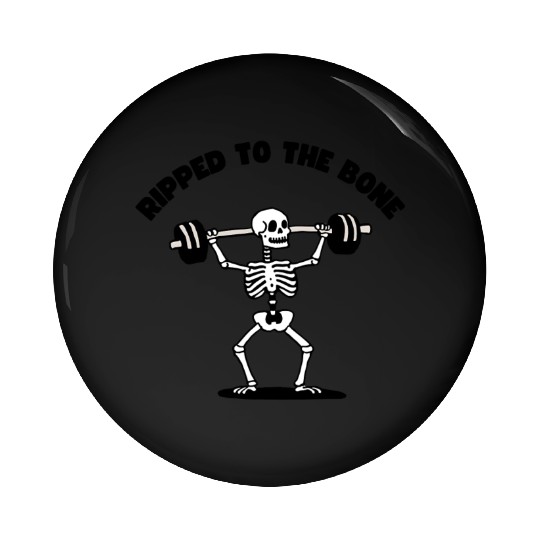 Ripped to the Bone Pin Buttons