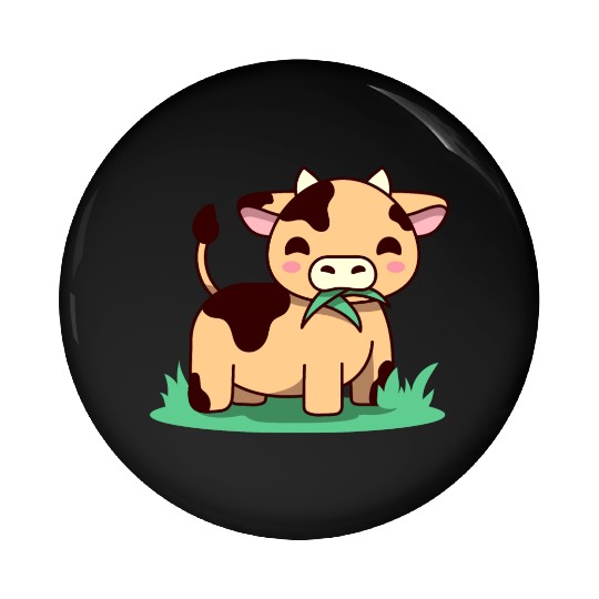 Cute Kawaii Cow Farm Animals Lover Design Pin Buttons