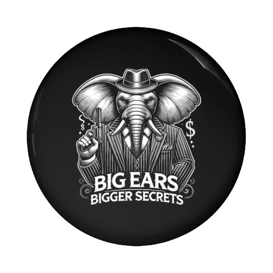 Mobster Gangster Mafia Organized Crime Boss Pin Buttons