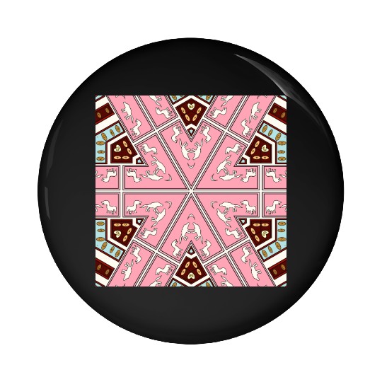 eyes on nature mandala Pin Buttons