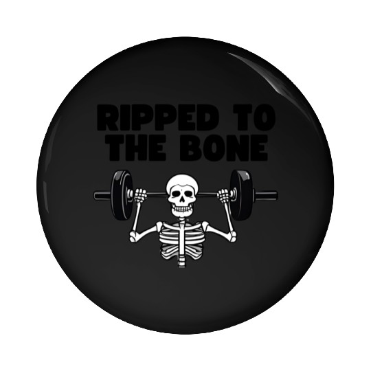 Ripped to the Bone Pin Buttons