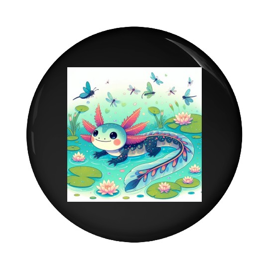 The axolotl-aye-aye Pin Buttons