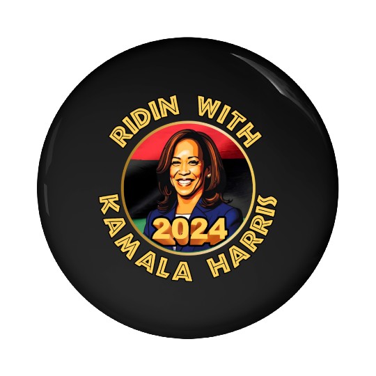 Black history Kamala Harris for president 2024 Pin Buttons