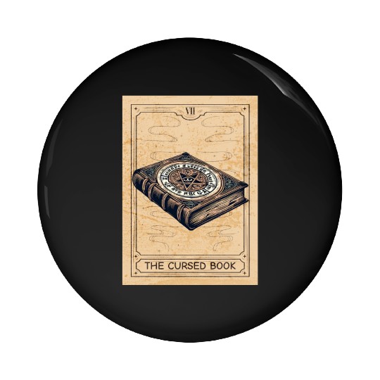 Magic - Black Magic - Magic Book Black Magic Book Pin Buttons
