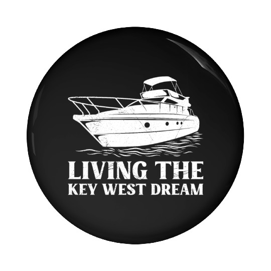 Florida LIVING THE KEY-WEST DREAM Florida Keys Pin Buttons