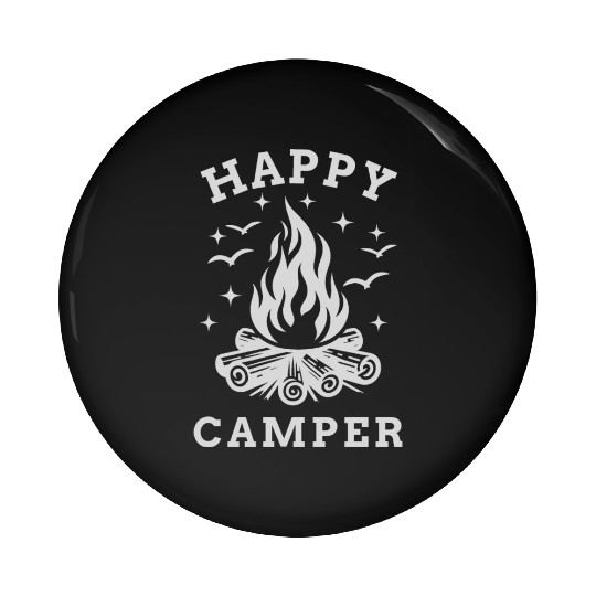 Happy Camper - Camping Pin Buttons