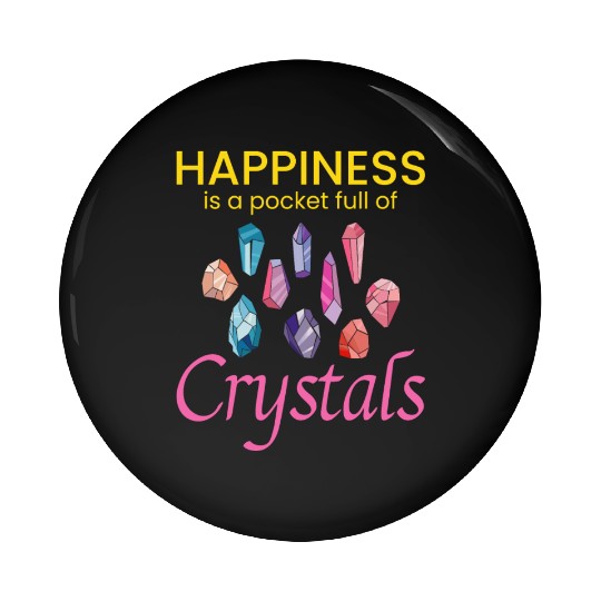 Crystal Collecting Rock Hunting Mineral Collector Pin Buttons