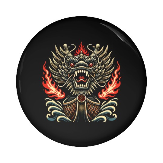 Dragonboat Dragon Boat Racing Dragon Boat Festival Pin Buttons
