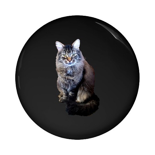 Indie the Cute Cat Pin Buttons