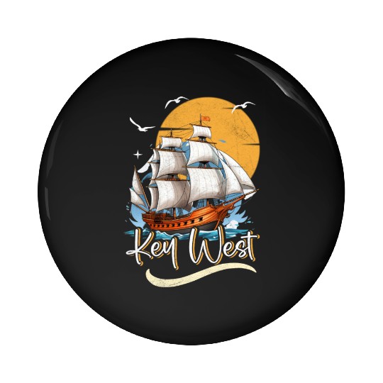 KEY-WEST FLORIDA Sunshine-State Florida Keys Pin Buttons