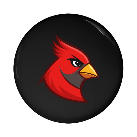 Cardinal Head for Pin Buttons