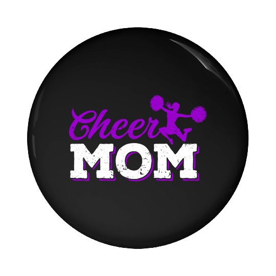 Cheer Mom Funny Cheerleading Mommy Mother's Day Pin Buttons