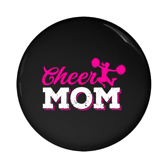 Cheer Mom Funny Cheerleading Mommy Mother's Day Pin Buttons