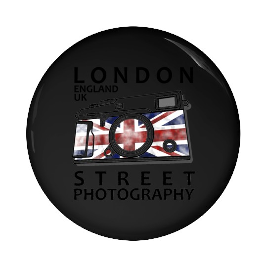 London Street Photography Pin Buttons