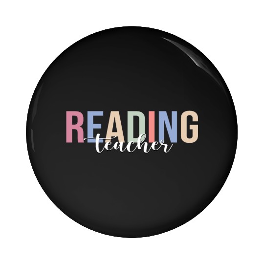 Reading Teacher Book Reading Read Pin Buttons