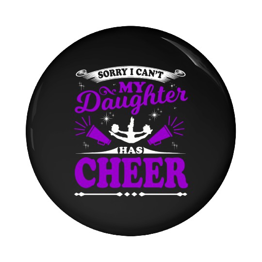 My Daughter Cheer Mom Cheerleading Mother's Day Pin Buttons