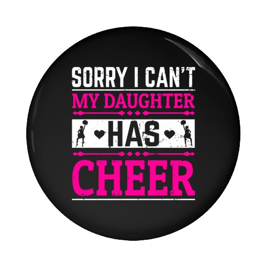 My Daughter Cheer Mom Cheerleading Mother's Day Pin Buttons