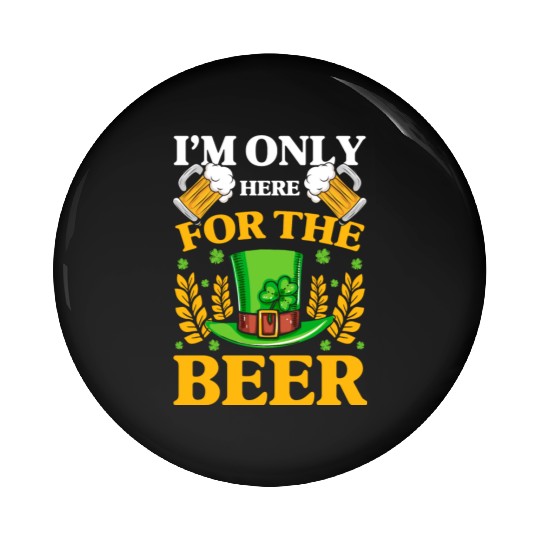 Ireland Gold Beer Pin Buttons