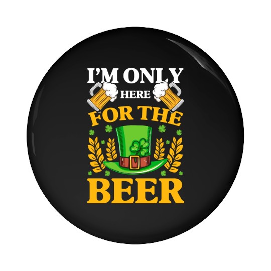 Ireland Gold Beer Pin Buttons