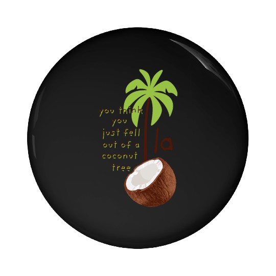 Coconut Tree Kamala Harris Democrats Election 2024 Pin Buttons
