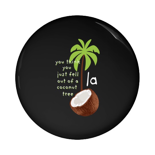 Coconut Tree Kamala Harris Democrats Election 2024 Pin Buttons