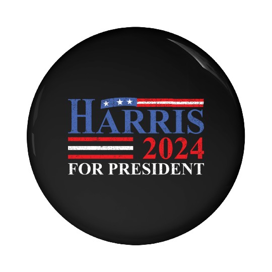 Kamala Harris 2024 For President Election Campaign Pin Buttons