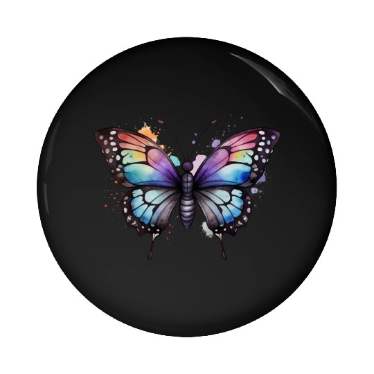 Butterfly Pin Buttons