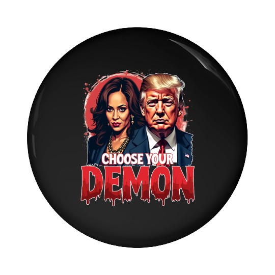 Kamala Harris Vs Trump The Fight For The Country Pin Buttons