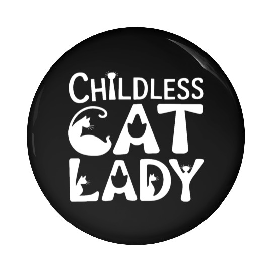 Childless Cat lady Kamala Harris Pin Buttons