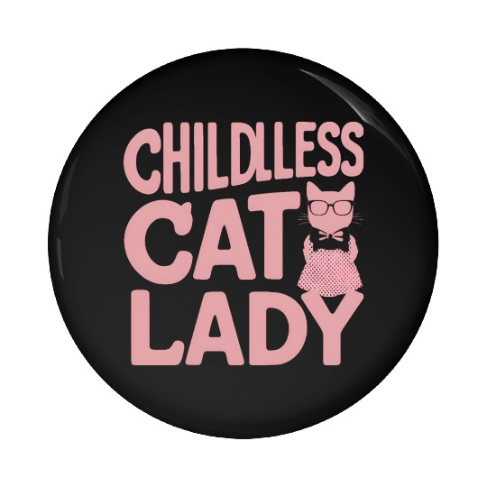 Childless Cat lady Kamala Harris Pin Buttons