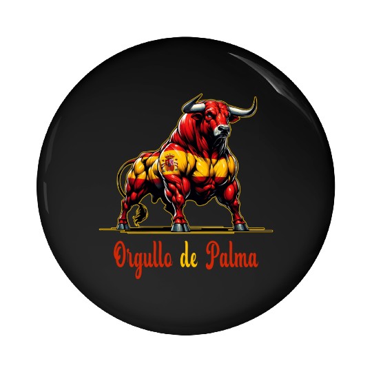 The pride of Palma flag design Pin Buttons