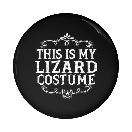 This Is My Lizard Funny Lazy Halloween Costume Pin Buttons