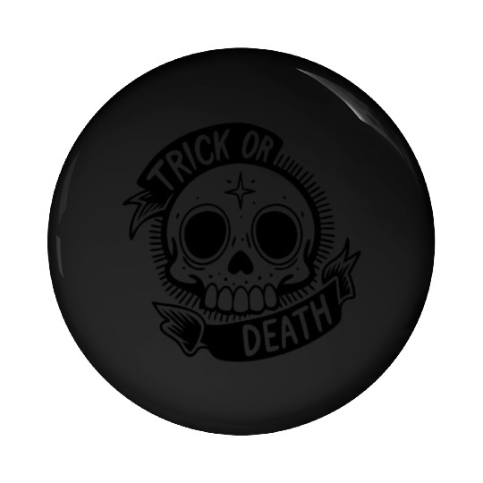 Halloween Trick or Death Pin Buttons