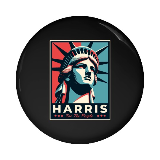 Harris 2024 statue of liberty Kamala Harris Pin Buttons