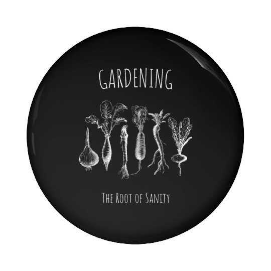 Gardening, the Root of Sanity: Whimsical Root Vege Pin Buttons