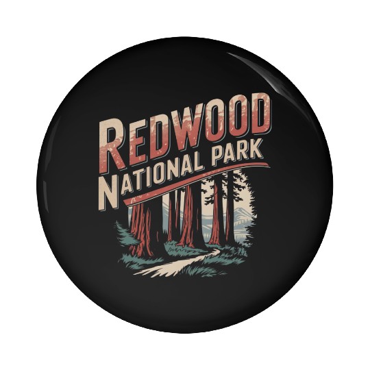 Redwood National Park Pin Buttons