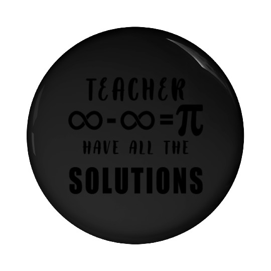 Physics, Biology, Chemistry or Science Teacher Pin Buttons