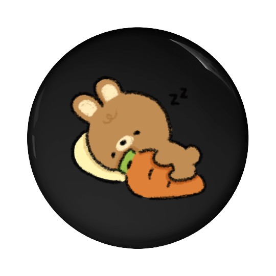 Bunny and Carrot Pin Buttons