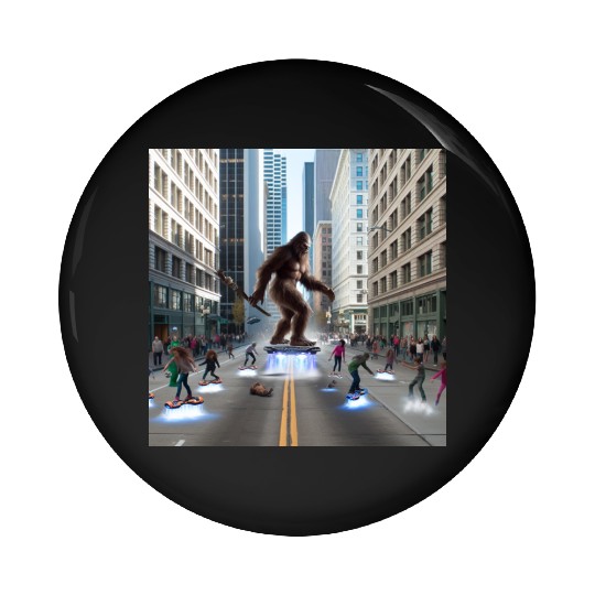 Sasquatch in Seattle Pin Buttons