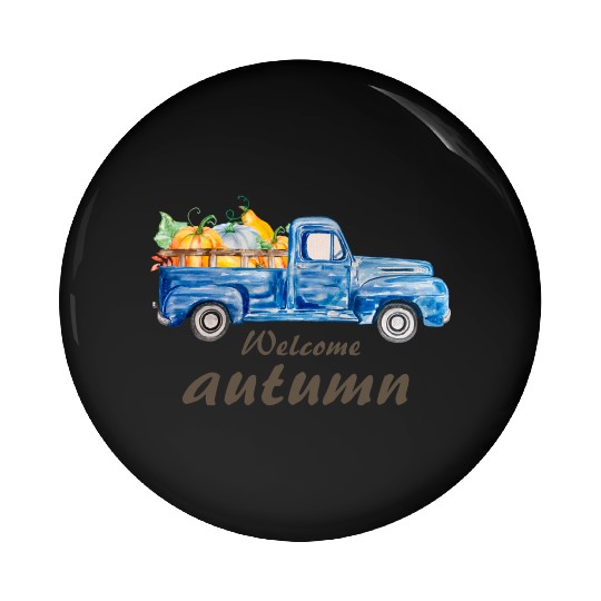 Welcome autumn Pin Buttons