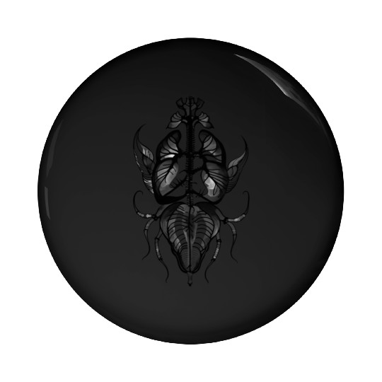 Surreal Insect Anatomy Pin Buttons