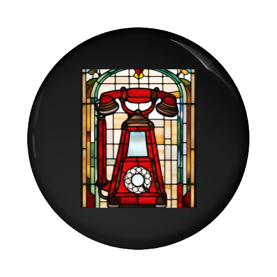 Telephone nostalgia Pin Buttons