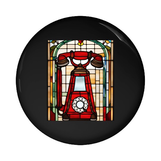 Telephone nostalgia Pin Buttons