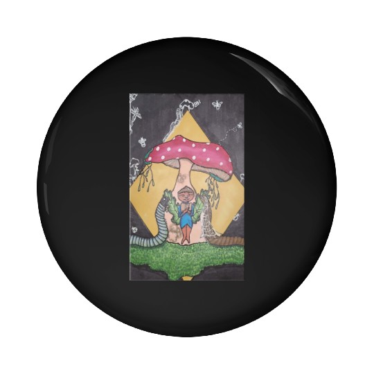 millipede Wedding Pin Buttons