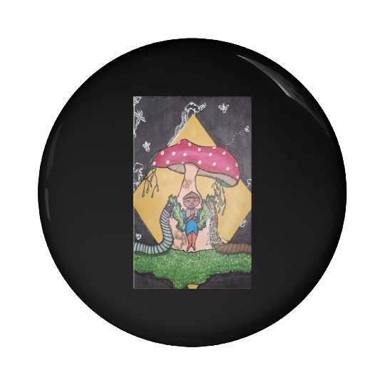 millipede Wedding Pin Buttons