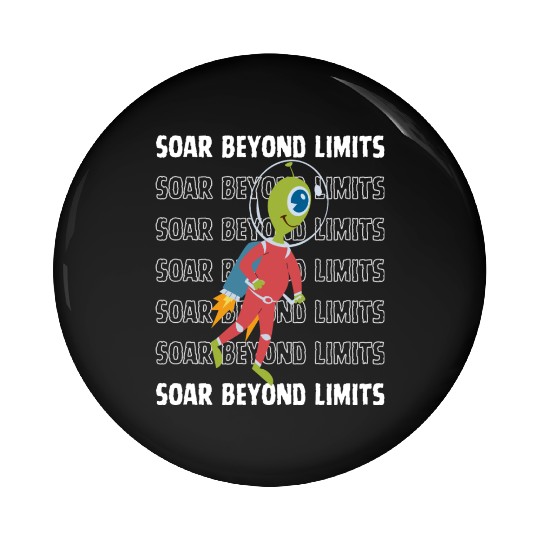 Jet-Powered Freedom Pin Buttons