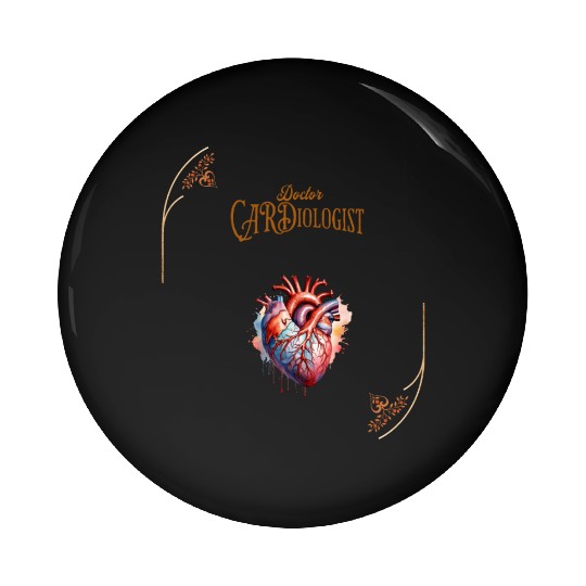 Doctor cardiologist Pin Buttons