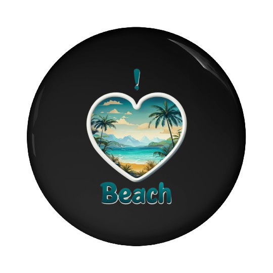 Tropical Serenity Pin Buttons